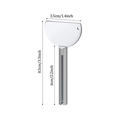 Kupaonski metalni stiskač paste za zube Cjedilo za tubu od nehrđajućeg čelika Univerzalni valjak za ključeve za tubu kreme Alat za cijeđenje boje