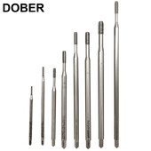 DOBER 100L/80L HSS menetfúró M1.6 M2 M3 M4 M5 M6 metrikus menetfúró és matrica készlet jobb oldali mechanikus menetfúró szerszám