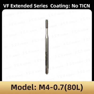 DOBER 100L/80L HSS menetfúró M1.6 M2 M3 M4 M5 M6 metrikus menetfúró és matrica készlet jobb oldali mechanikus menetfúró szerszám