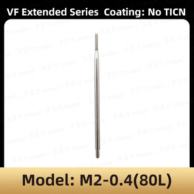 DOBER 100L/80L HSS menetfúró M1.6 M2 M3 M4 M5 M6 metrikus menetfúró és matrica készlet jobb oldali mechanikus menetfúró szerszám