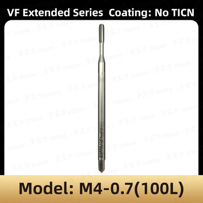 DOBER 100L/80L HSS menetfúró M1.6 M2 M3 M4 M5 M6 metrikus menetfúró és matrica készlet jobb oldali mechanikus menetfúró szerszám