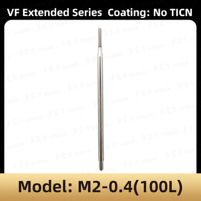 DOBER 100L/80L HSS menetfúró M1.6 M2 M3 M4 M5 M6 metrikus menetfúró és matrica készlet jobb oldali mechanikus menetfúró szerszám