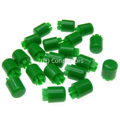 A21 atslēgas vāciņš Apaļais slēdža vāciņa pogas vāciņš priekš B3F-4055 12*12* 7,3 mm kvadrātveida skārienjutīgās galvas vāciņš Krāsains plastmasas vāciņš