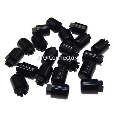 A21 atslēgas vāciņš Apaļais slēdža vāciņa pogas vāciņš priekš B3F-4055 12*12* 7,3 mm kvadrātveida skārienjutīgās galvas vāciņš Krāsains plastmasas vāciņš