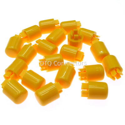 A21 atslēgas vāciņš Apaļais slēdža vāciņa pogas vāciņš priekš B3F-4055 12*12* 7,3 mm kvadrātveida skārienjutīgās galvas vāciņš Krāsains plastmasas vāciņš