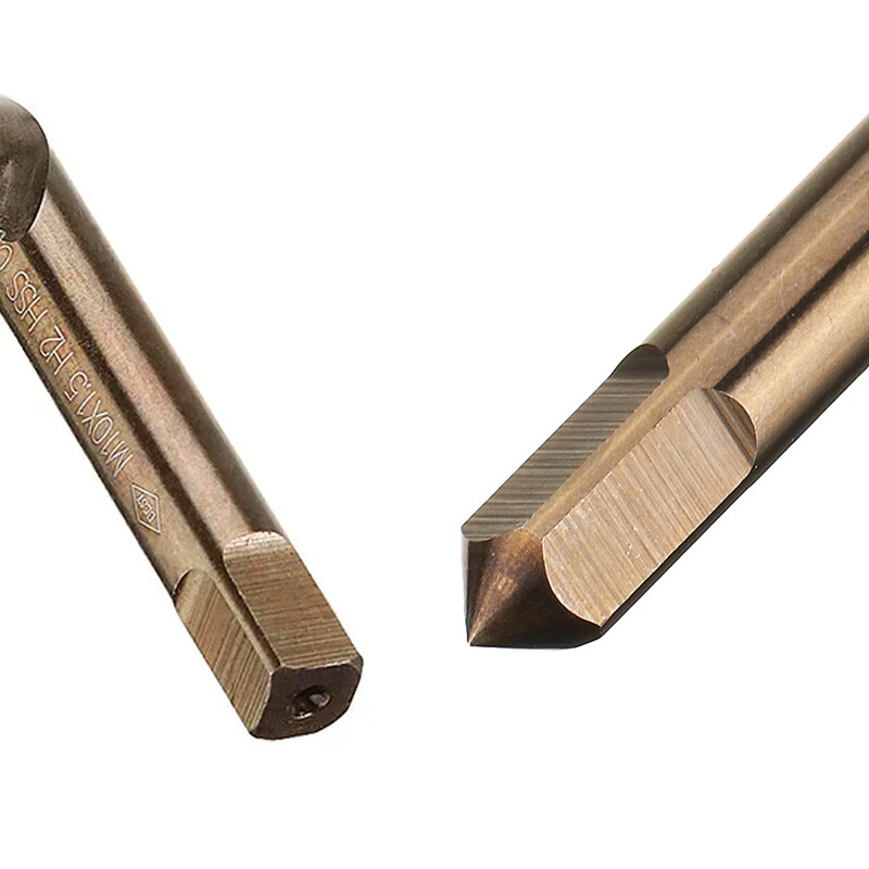 Burghie cu filet cu filet de cobalt M35 HSS-CO cu caneluri spiralate metrice M3-M12 Taroti pentru mașină mâna dreaptă pentru metal din oțel inoxidabil