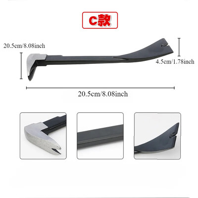 Pry Bar Edc Prybar lauzņu noņemšanas līdzeklis Skavu mini kaķu ķepas Nagu izvilkējs Rokas vilkšanas vārna Kokapstrāde Galdniecības rīks Mājas pārveidošana