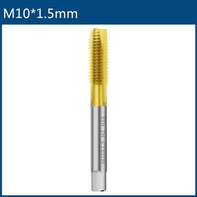 Burghiu cu șurub cu acoperire din titan HSS M2 M2.5 M3 M3.5 M4 M5 M6 M8 M10 M12 Unelte de mână pentru robinet metric drept