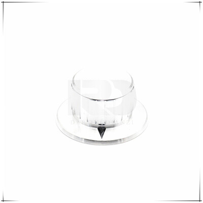 2 ΤΕΜ 37×18 καπάκι πόμολο από κράμα αλουμινίου ποτενσιόμετρο βιδωτό καπάκι εξοπλισμού ηλεκτρονικών οργάνων βιδωτό καπάκι Στρογγυλή οπή 6mm