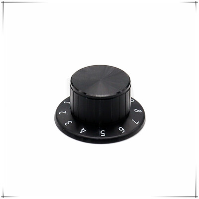 2 ΤΕΜ 37×18 καπάκι πόμολο από κράμα αλουμινίου ποτενσιόμετρο βιδωτό καπάκι εξοπλισμού ηλεκτρονικών οργάνων βιδωτό καπάκι Στρογγυλή οπή 6mm