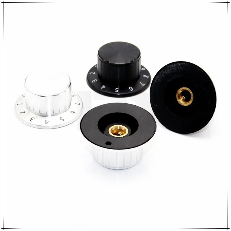 2 ΤΕΜ 37×18 καπάκι πόμολο από κράμα αλουμινίου ποτενσιόμετρο βιδωτό καπάκι εξοπλισμού ηλεκτρονικών οργάνων βιδωτό καπάκι Στρογγυλή οπή 6mm