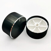 1 tk 40 * 19 mm 6 mm D-teljega alumiiniumsulamist potentsiomeetri juhtnupu helitugevuse heli kodeerija nupu kork 40x19 mm (dh)