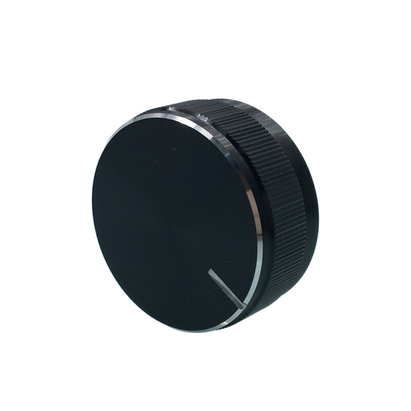 30 * 13 mm alumiiniumsulamist potentsiomeetri nupu korgi kodeerija helitugevuse reguleerimisnupu helinupp 6 mm jaoks (rihveldatud võll / D-telg)