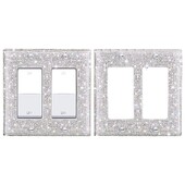 Standard SUA Creativ Sclipici Decorare Interruptor Panou Autocolant Strasuri Priză Cadru Placă de perete Capac Bling Plug Priză