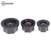 5 tk bakeliidi nupp MF-B01 MF-B02 MF-B03 kuusnurkne potentsiomeetri riba lüliti korgi sisemine auk 6 mm potentsiomeetri nupud