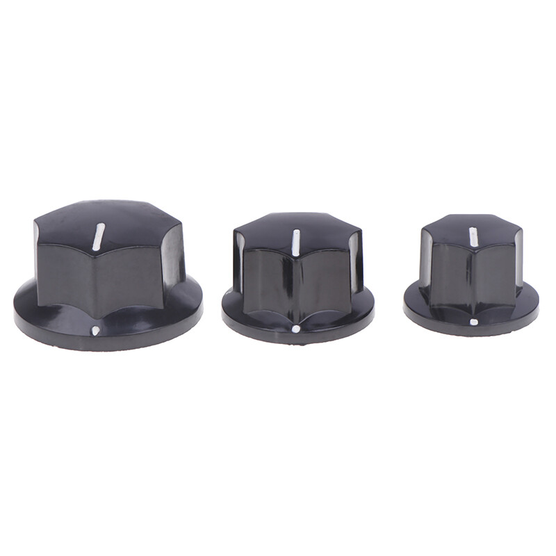 5 tk bakeliidi nupp MF-B01 MF-B02 MF-B03 kuusnurkne potentsiomeetri riba lüliti korgi sisemine auk 6 mm potentsiomeetri nupud