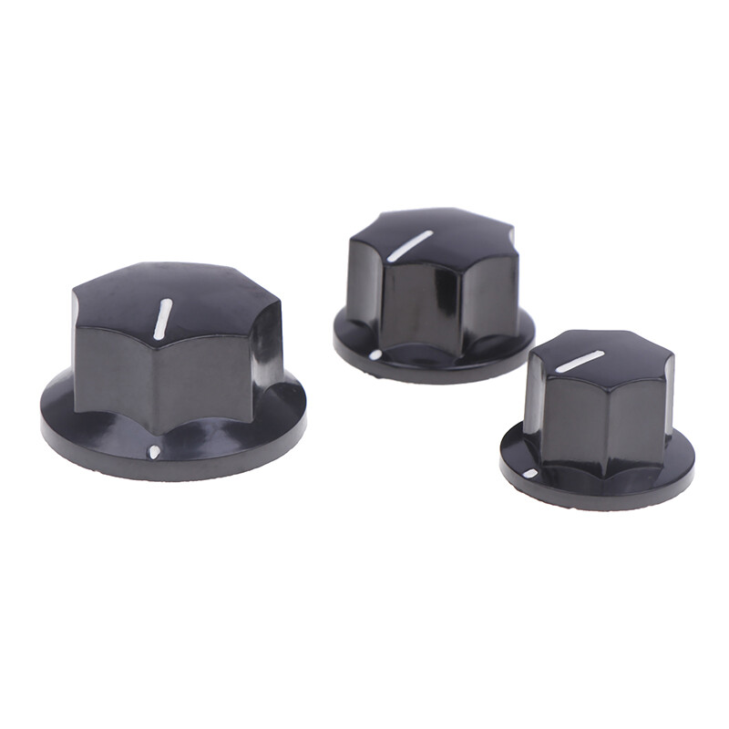 5 tk bakeliidi nupp MF-B01 MF-B02 MF-B03 kuusnurkne potentsiomeetri riba lüliti korgi sisemine auk 6 mm potentsiomeetri nupud