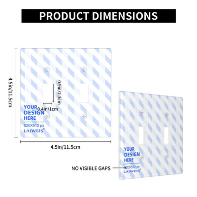Imprimare Textura Marmura Dublu Comutator Lumina Capac Placa de Perete pentru Dormitor Baie Sufragerie Bucatarie Panou Decorativ