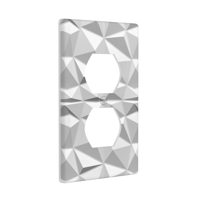 Model imprimat priză duplex panouri decorative de perete pentru comutator de lumină capac placă Decor Priză capac placa de perete pentru casa decorativă