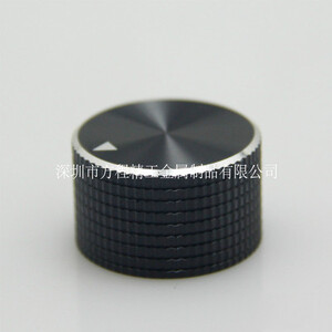 Alumiiniumist pöörlev elektrooniline potentsiomeetri nupp 6 mm läbimõõduga võlli helitugevuse reguleerimise helilüliti nupp 25 x 15,5 mm