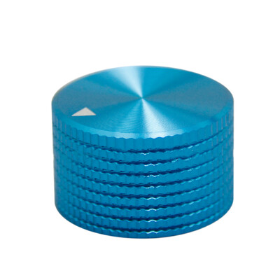 Alumiiniumist pöörlev elektrooniline potentsiomeetri nupp 6 mm läbimõõduga võlli helitugevuse reguleerimise helilüliti nupp 25 x 15,5 mm