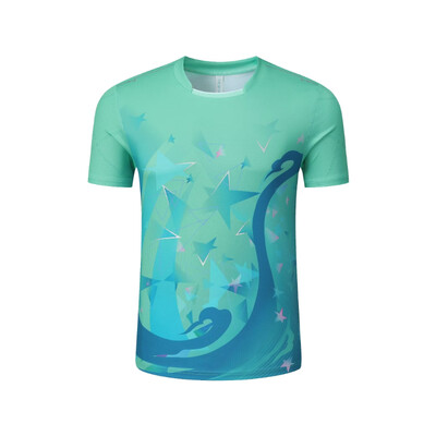 Majica za badminton Muškarci Žene Odjeća za stolni tenis Dječje dječake Kratkih rukava Golf Ping Pong Poliesterski dres 2023 Novi stil majica s printom