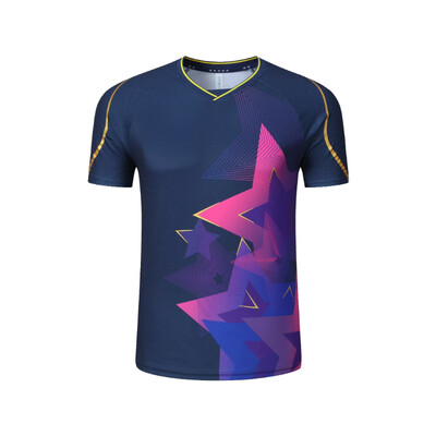 Majica za badminton Muškarci Žene Odjeća za stolni tenis Dječje dječake Kratkih rukava Golf Ping Pong Poliesterski dres 2023 Novi stil majica s printom