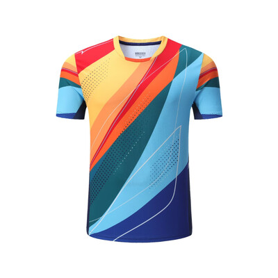 Majica za badminton Muškarci Žene Odjeća za stolni tenis Dječje dječake Kratkih rukava Golf Ping Pong Poliesterski dres 2023 Novi stil majica s printom