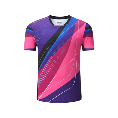 Majica za badminton Muškarci Žene Odjeća za stolni tenis Dječje dječake Kratkih rukava Golf Ping Pong Poliesterski dres 2023 Novi stil majica s printom