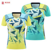 Ρούχα τένις Ρούχα πινγκ πονγκ 2024 Ανδρικά γυναικεία μπλουζάκι μπάντμιντον Τζέρσεϋ Χρώμα συνονθύλευμα Αθλητικά μπλουζάκια για ζευγάρια Προσαρμόστε το λογότυπο σας