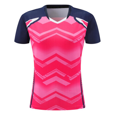 Ρούχα τένις Ρούχα πινγκ πονγκ 2024 Ανδρικά γυναικεία μπλουζάκι μπάντμιντον Τζέρσεϋ Χρώμα συνονθύλευμα Αθλητικά μπλουζάκια για ζευγάρια Προσαρμόστε το λογότυπο σας