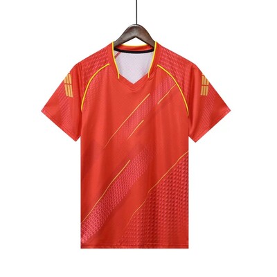 Tričko na stolný tenis pre mužov, ženy, deti, čínsky drak, potlač, rodinné letné bedmintonové tričko, rýchloschnúce pingpongové tenisové uniformy