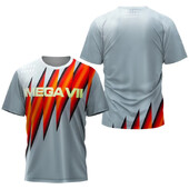 Tricou pentru tenis de masă cu dungi înalte pentru bărbați, tricou pentru tenis de vară pentru bărbați, pentru badminton, top, club de tenis de masă, cu mânecă scurtă