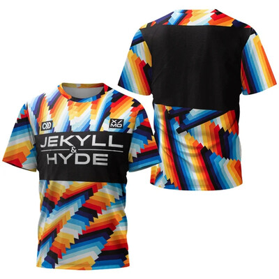 Tricou pentru tenis de masă cu dungi înalte pentru bărbați, tricou pentru tenis de vară pentru bărbați, pentru badminton, top, club de tenis de masă, cu mânecă scurtă