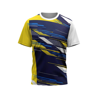 Vicces graffiti nyakkendőfesték Harajuku férfi póló tollaslabda asztalitenisz sportruházat edzőtermi felsők divatos rövid ujjú túlméretezett pólók