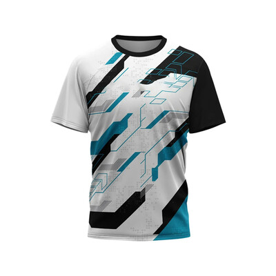 Vicces graffiti nyakkendőfesték Harajuku férfi póló tollaslabda asztalitenisz sportruházat edzőtermi felsők divatos rövid ujjú túlméretezett pólók