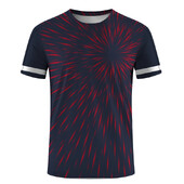 Tricou cu imprimare 3d pentru tenis de masă pentru bărbați fierbinți, haine de antrenament, cu uscare rapidă, la modă pentru femei