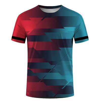 Tricou cu imprimare 3d pentru tenis de masă pentru bărbați fierbinți, haine de antrenament, cu uscare rapidă, la modă pentru femei