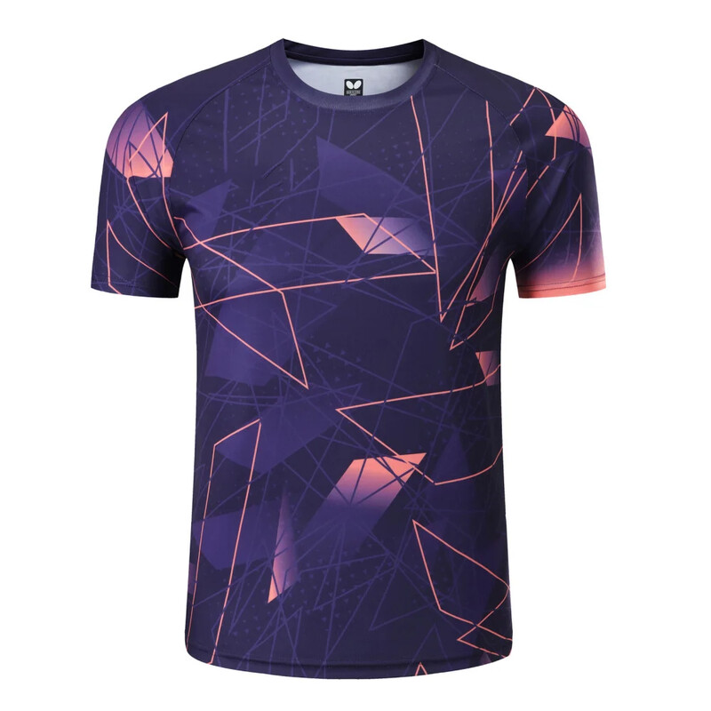 Tricou cu imprimare 3d pentru tenis de masă pentru bărbați fierbinți, haine de antrenament, cu uscare rapidă, la modă pentru femei