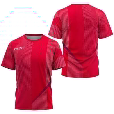 Férfi póló 3D Asztalitenisz Nyomtatás Pólók Nyári Tenisz Tollaslabda Póló Kocogó és Fitnesz Klub Quick Dry rövid ujjú felsők