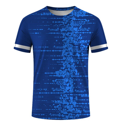 Vânzări fierbinți la modă, sport, alergare, tenis de masă, haine de antrenament imprimate 3D pentru bărbați și femei, ocazional, cu gât rotund, cu mânecă scurtă.