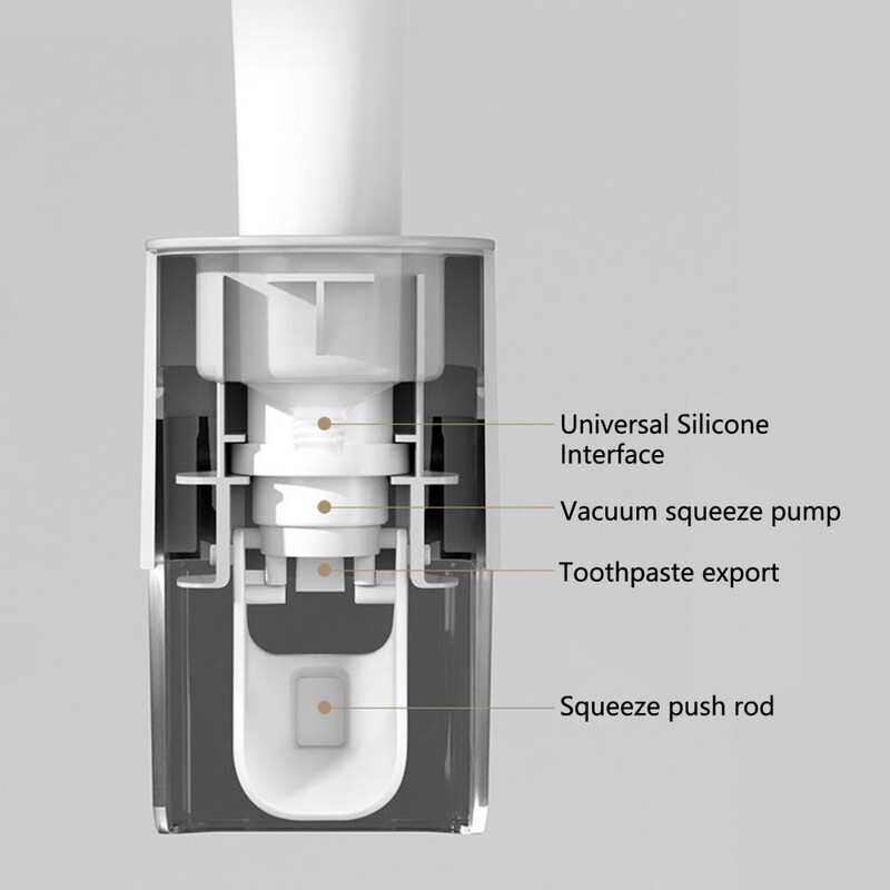 Držač dozatora paste za zube Zidni automatski stiskač paste za zube Držač četkice za zube u kupaonici