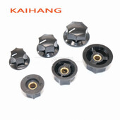 5TK B01/02/03 bakeliidist nupu kork Potentsiomeetri nupp Elektroonilise instrumendi lüliti kork Vasesüdamiku ümmargune auk Sisemine auk 6 mm