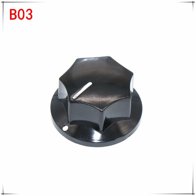 5TK B01/02/03 bakeliidist nupu kork Potentsiomeetri nupp Elektroonilise instrumendi lüliti kork Vasesüdamiku ümmargune auk Sisemine auk 6 mm