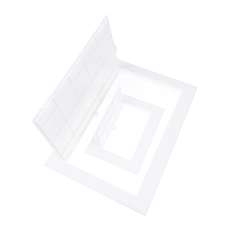 1 tk juurdepääsupaneeli kontrolliava PVC juurdepääsuuksed seina lagi valge luugi kate Universaalne plastikust surumistüüpi kontrolliport