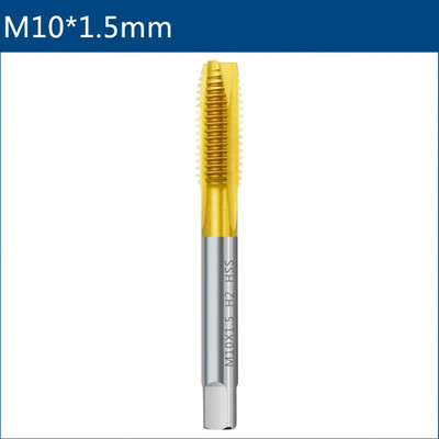 Závitník M2-M12 HSS s hrotom obsahujúcim kobalt, mechanický závitník, vŕtacie nástroje z nehrdzavejúcej ocele, špeciálne titánované závitovanie.