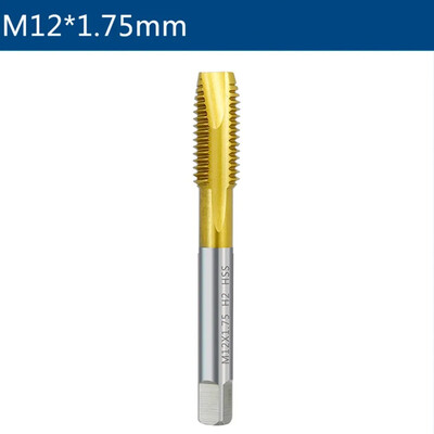 Závitník M2-M12 HSS s hrotom obsahujúcim kobalt, mechanický závitník, vŕtacie nástroje z nehrdzavejúcej ocele, špeciálne titánované závitovanie.