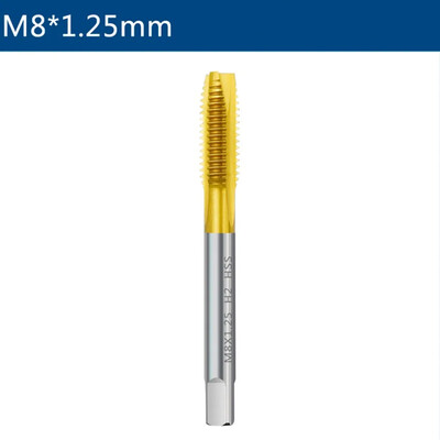 Závitník M2-M12 HSS s hrotom obsahujúcim kobalt, mechanický závitník, vŕtacie nástroje z nehrdzavejúcej ocele, špeciálne titánované závitovanie.