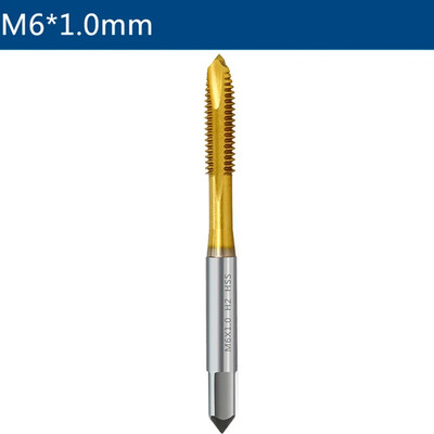 Závitník M2-M12 HSS s hrotom obsahujúcim kobalt, mechanický závitník, vŕtacie nástroje z nehrdzavejúcej ocele, špeciálne titánované závitovanie.