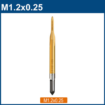Filet HSS M1 M1.2 M1.4 M 1.6 M1.7 M1.8 Robinet cu șurub Înveliș cu titan Metal Orificiu șurub Burghiu Burghiu cu robinet Burghiu